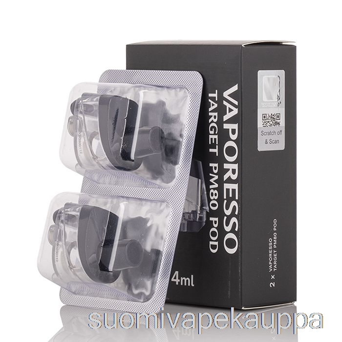 Vape Netistä Vaporesso Target Pm80 Vaihtokapselit 4ml Täytettävät Pm80 Pussit (2 Kpl)